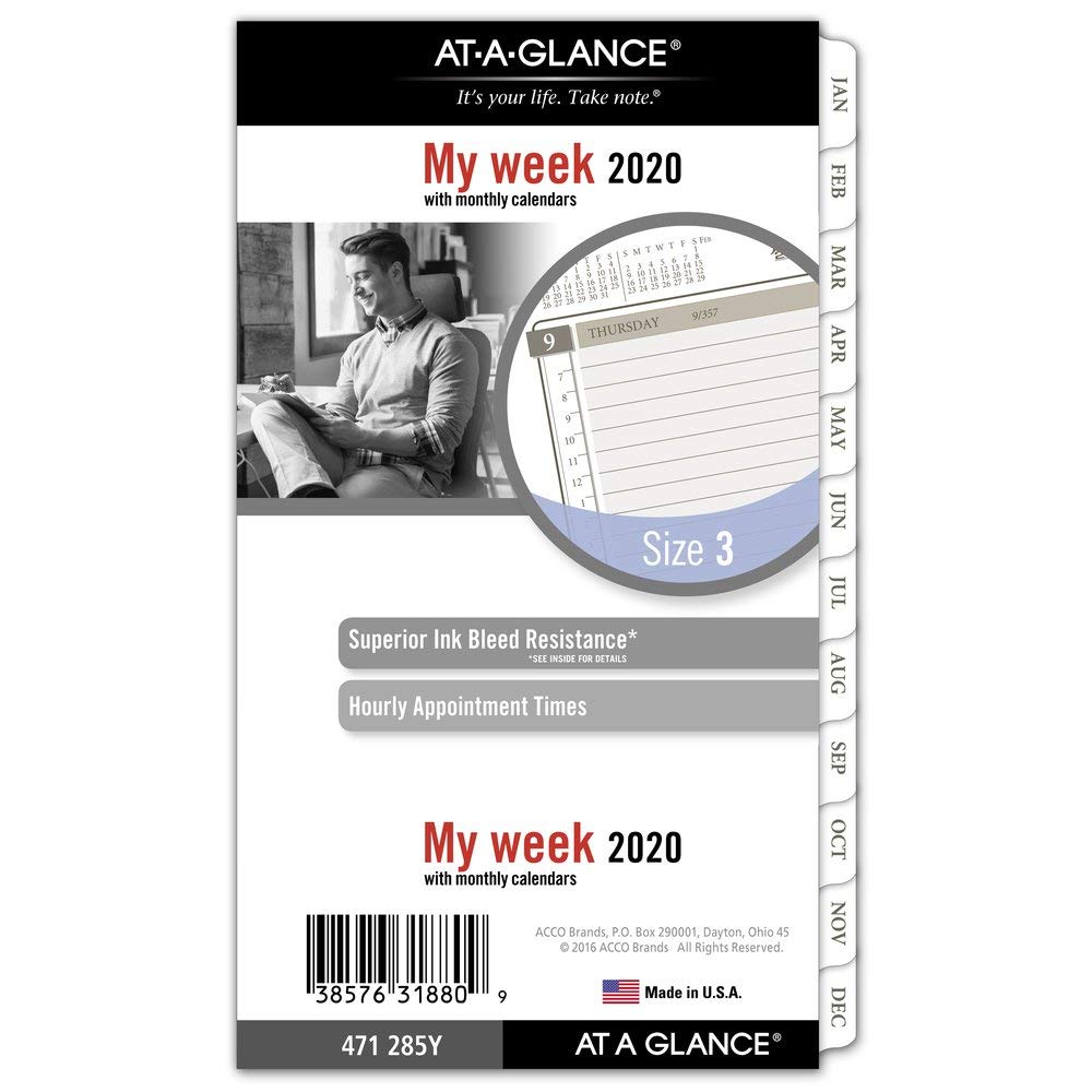 Best at a glance 2018 desk calendar
