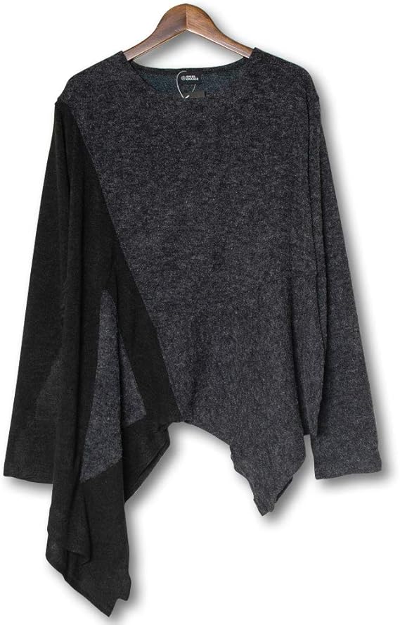 Amazon スピードオレンジ カットソー アシメ変形カットソー グレー 黒 ニット Tシャツ カットソー 通販