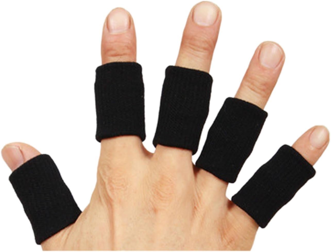 Lowman Elastic Neoprene Finger Protective Sleeves Finger Guard Gears Volleyball
