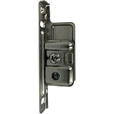 Blum ZSF.1700 R METABOX Right Screw-On Drawer Standard Front Fixing Bracket, Nickel