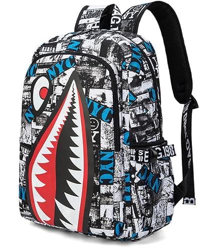 Amazon.com | Sprayground Ichimatsu Moyo Camokawa Shark Backpack