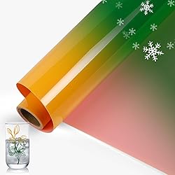 HTVRONT Cold Color Changing Permanent Vinyl - 12" X