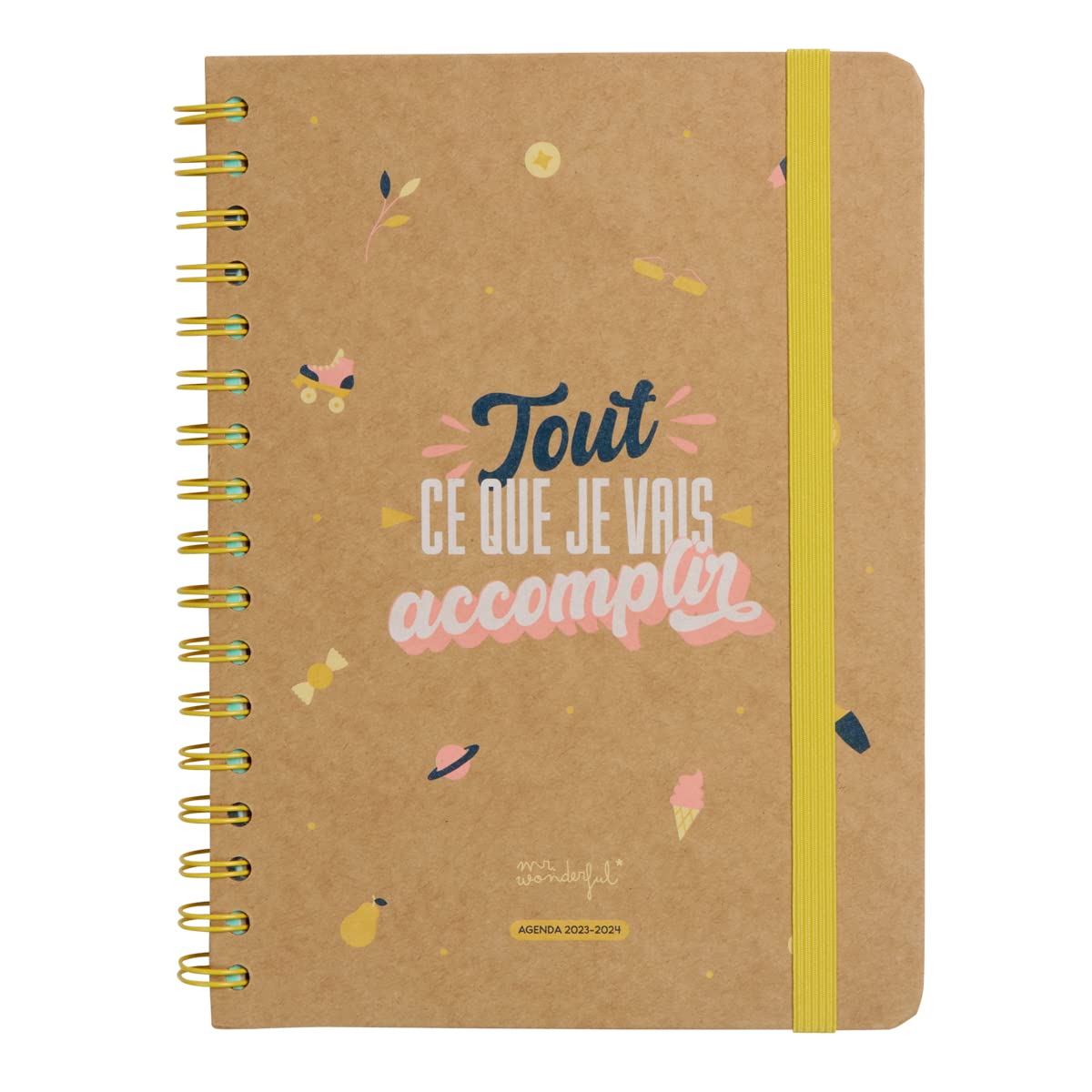 Mr.Wonderful Wonder 2023-2024 Week to View Diary - Everything I'll Do