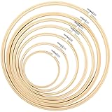 Caydo 7 Pieces 7 Sizes Embroidery Hoops Set 4 inch