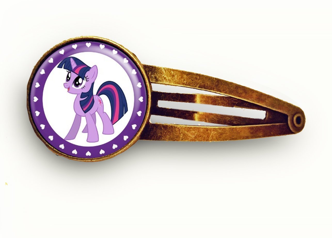 Twilight Sparkle Hair Clip Handmade