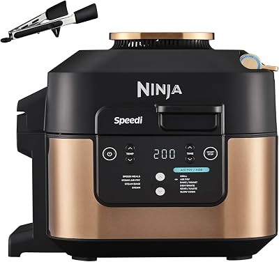 Ninja Speedi 10-in-1 Rapid Cooker Air Fryer 5.7L Copper Black ON400UKCP