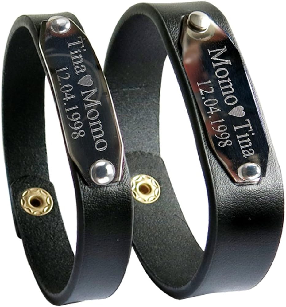 long distance couples bracelet set