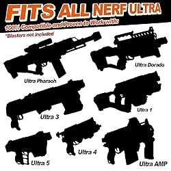 80-Dart Refill Pack for Nerf Ultra Blasters, Black