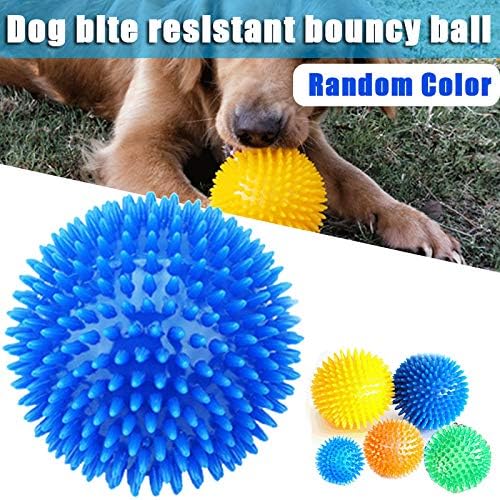 shadiao Dog Toy Sounding Bouncy Ball Dog Molar Cleaning Teeth Bite Resistant Ball Spiky Ball for Dog Pet Supplies - Image 4