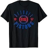 NBA Official Detroit Pistons Baseline T-Shirt