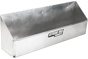 Extreme Max 5001.6071 Aluminum Aerosol Storage Shelf Organizer for Enclosed Race Trailer, Shop, Garage, Storage,Silver