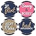 Big Dot of Happiness Last Sail Before the Veil - Nautical Bridal Shower and Bachelorette Party Name Tags - Party Badges Sticker Set of 12