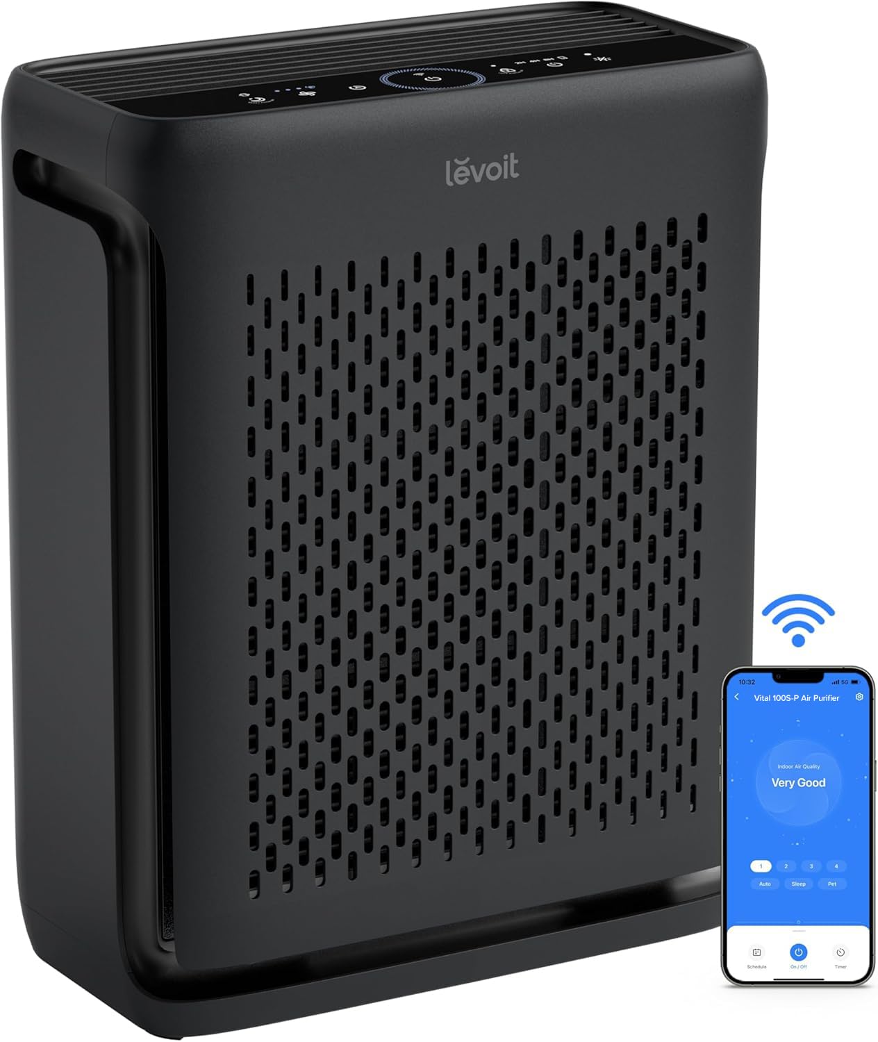 LEVOIT Air Purifier for Home Pets Bedroom Up to 1073Ft² Washable Pre-Filter