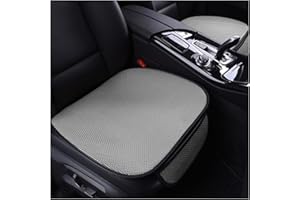 XINLIYA Car Seat Bottom Cover, 2 Pack Front Driver or Passenger Seat Cushion with Pocket, Universal Breathable Comfort Auto S