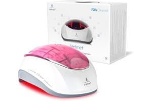 iHelmet Laser Hair Growth System (FDA Cleared), Hair Regrowth Helmet & Laser Cap, Hair Loss Treatment for Men and Women, Low Level Laser Therapy for Hair Growth, Anti-Thining Treatment，36 Pink