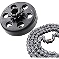 MOOSUN Minibike Go Kart Clutch 3/4" Bore 10 Tooth with #40/41/420 Chain