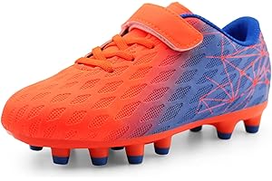 firelli Kids Athletic Soccer Cleats Boys Girls Outdoor Football Shoes
