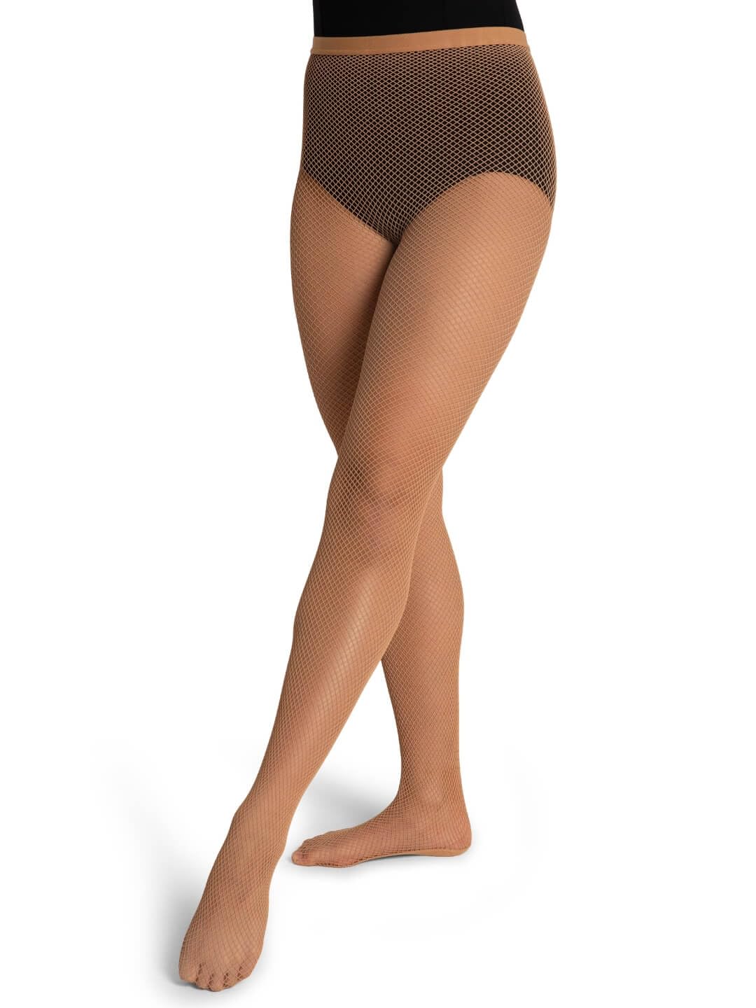 Photo 1 of Capezio womens Professional Fishnet Seamless Tight, Toasted Almond, Medium US