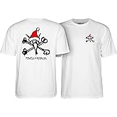 Powell Peralta Rat Bones Holiday '25 T-Shirt, White, Extra Large