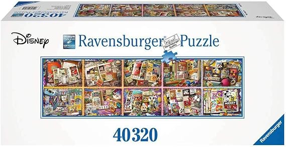Ravensburger Mickey Through The Years 40,320 Piece Jigsaw Puzzle - World's Largest Mickey Puzzle - Mickey 90th Anniversary Edition