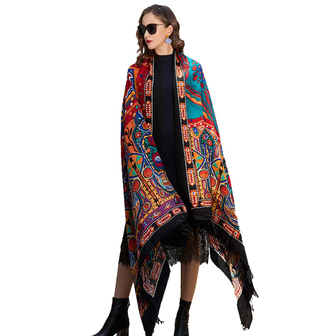 Merino Wool Poncho