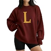 Grewear Custom Letters Sweater Personalized Unisex Sweater Family Sweaters Gift for Couple Birthday Christmas Matching Outfit