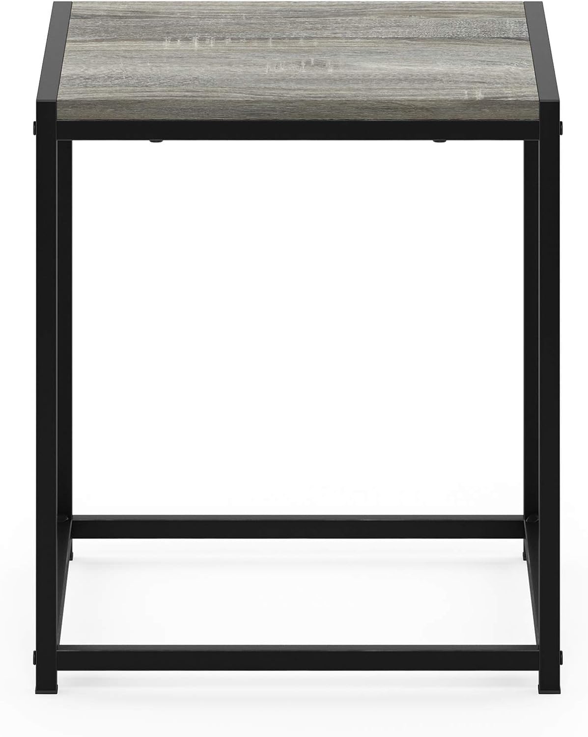 FURINNO Camnus Modern Living End Table, French Oak Grey: Furniture & Decor