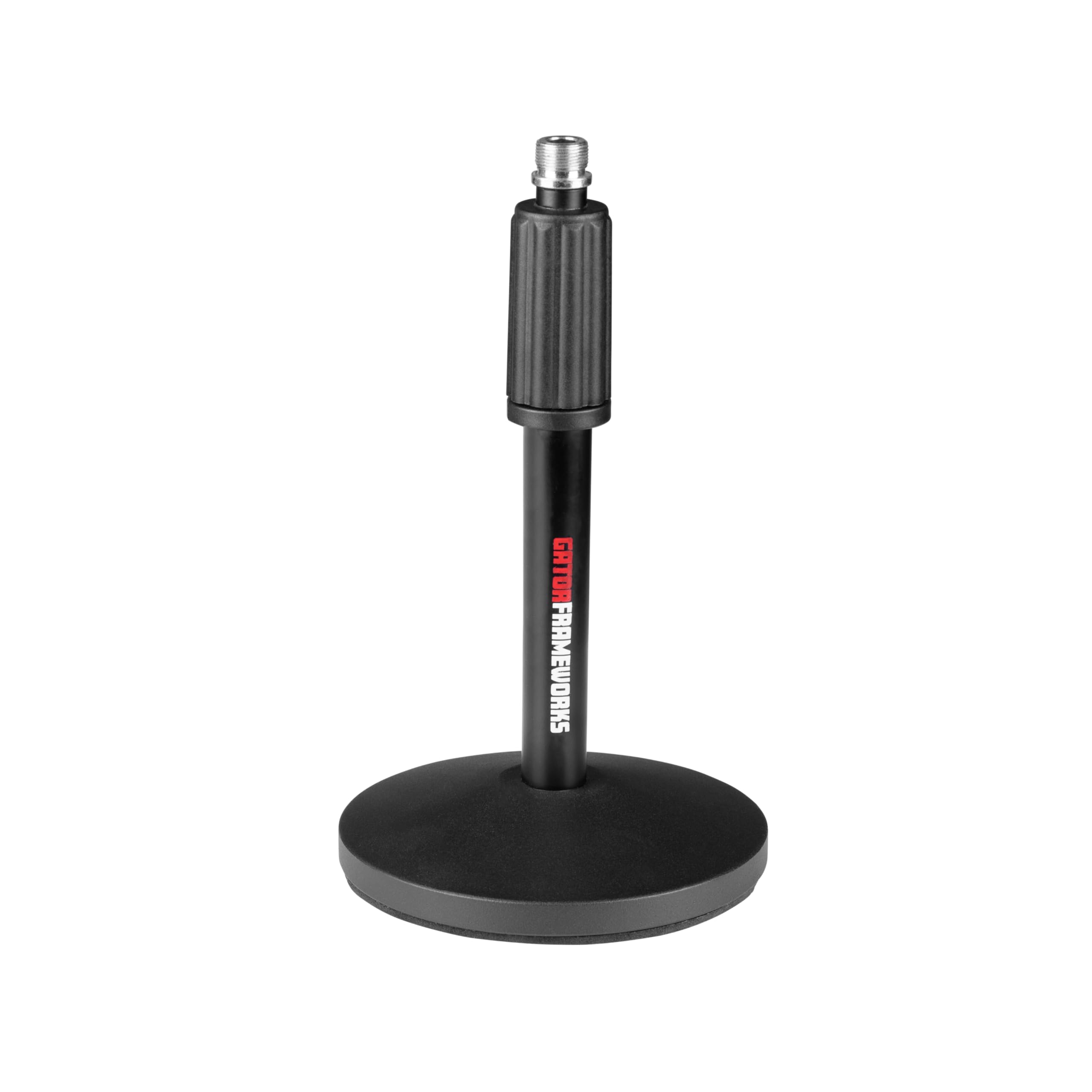 Gator Frameworks (2) Pack of Desktop Mic Stands with (2) 10-ft XLR Cables; (GFW-MIC-DESKTOP-2PK)