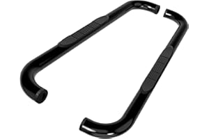 TAC TRUCK ACCESSORIES COMPANY TAC Side Steps Fit 1995-2004 Toyota Tacoma Access Cab (4WD Or Prerunner 2/4WD) 3" Black Side Bars Nerf Bars Running Boards Rock Panel Off Road Exterior Accessories (2 Pieces Running Boards)