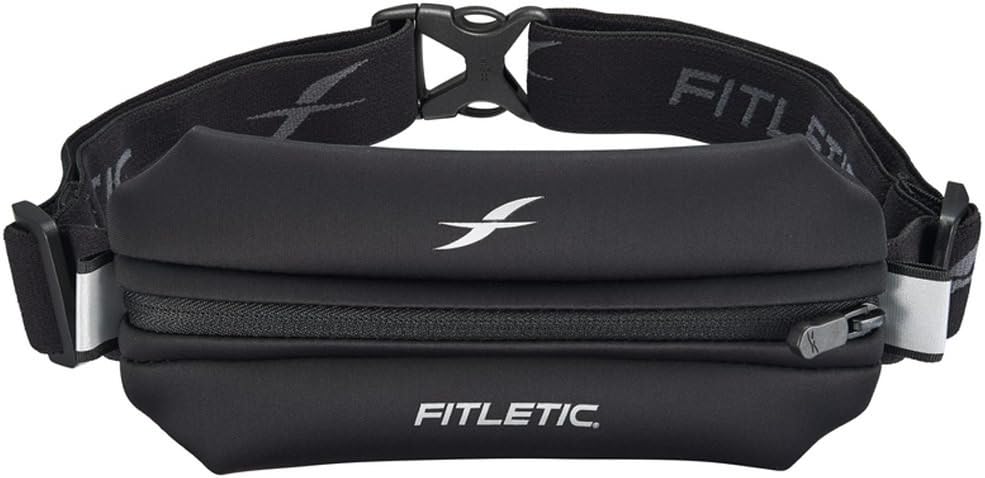 Fitletic Single Pouch, Black, One Size Fits All