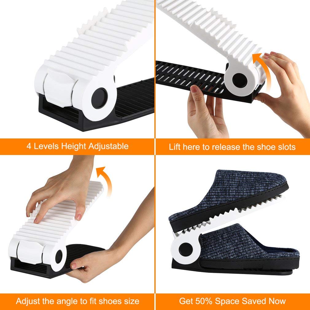 Casa e cucina Organizer Scarpe 8 Pezzi,Colorato Salvaspazio Scarpe