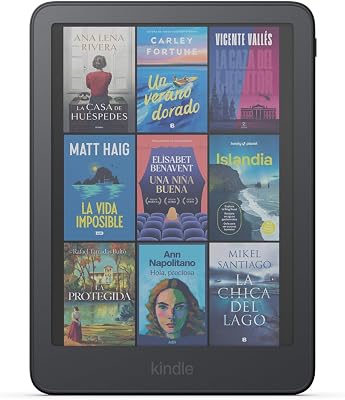 Kindle Colorsoft (última generación): ahora más fino y ligero, con pantalla a color de 7" y luz cálida (16 GB, grafito)