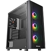 Thermaltake V250 Motherboard Sync ARGB ATX Mid-Tower Chassis with 3 120mm 5V Addressable RGB Fan + 1 Black 120mm Rear Fan Pre