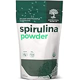 Ancestral Roots Organic Spirulina Powder - 100% Pure, USDA Certified Organic Spirulina Powder -5oz (1 Count)