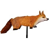 Bird-X Fox Decoy for Geese Turkeys Ducks Gardens and Lawns | Canadian Geese, Crows, Deer, Turkeys, Ducks, Rabbits, Stake Setup, Furry Tail, 1.52 Pounds