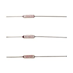 HUABAN 10 Pieces Metal Temperature Thermal Fuse
