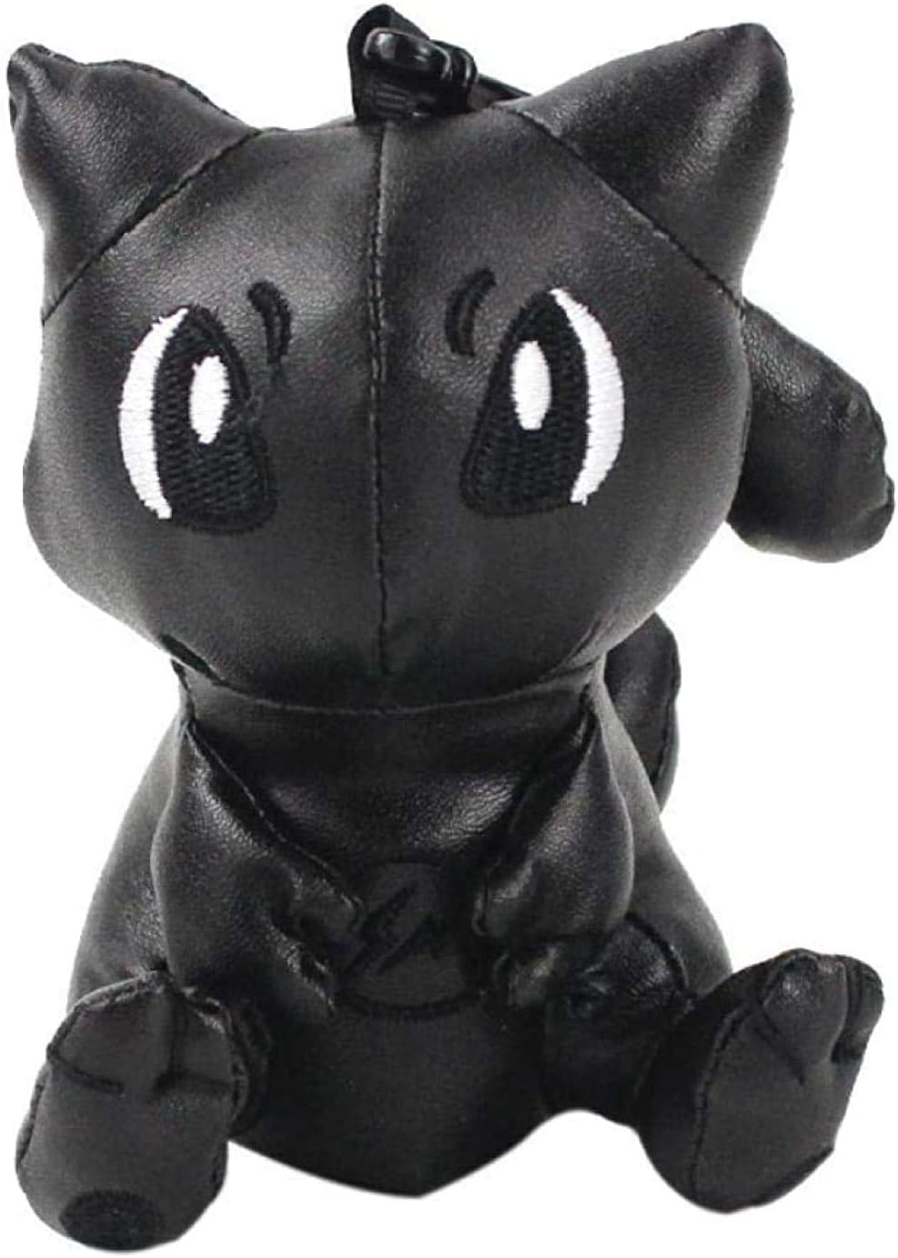 INGFBDS Black Mewtwo Plush Doll Cartoon Anime Toy Ragdoll Backpack Small Pendant Gift-12Cm_