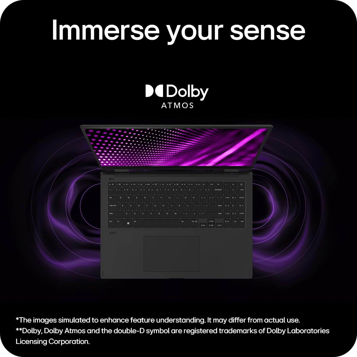 LG gram Pro 2in1 2024 16T90SP - 16 Inch 2.5K IPS Touchscreen 144Hz VRR, Ultra-Lightweight 2-in-1 Laptop, Intel Core Ultra 7 155H, 16GB RAM, 1TB SSD, Windows 11 Home, Stylus Pen, Black