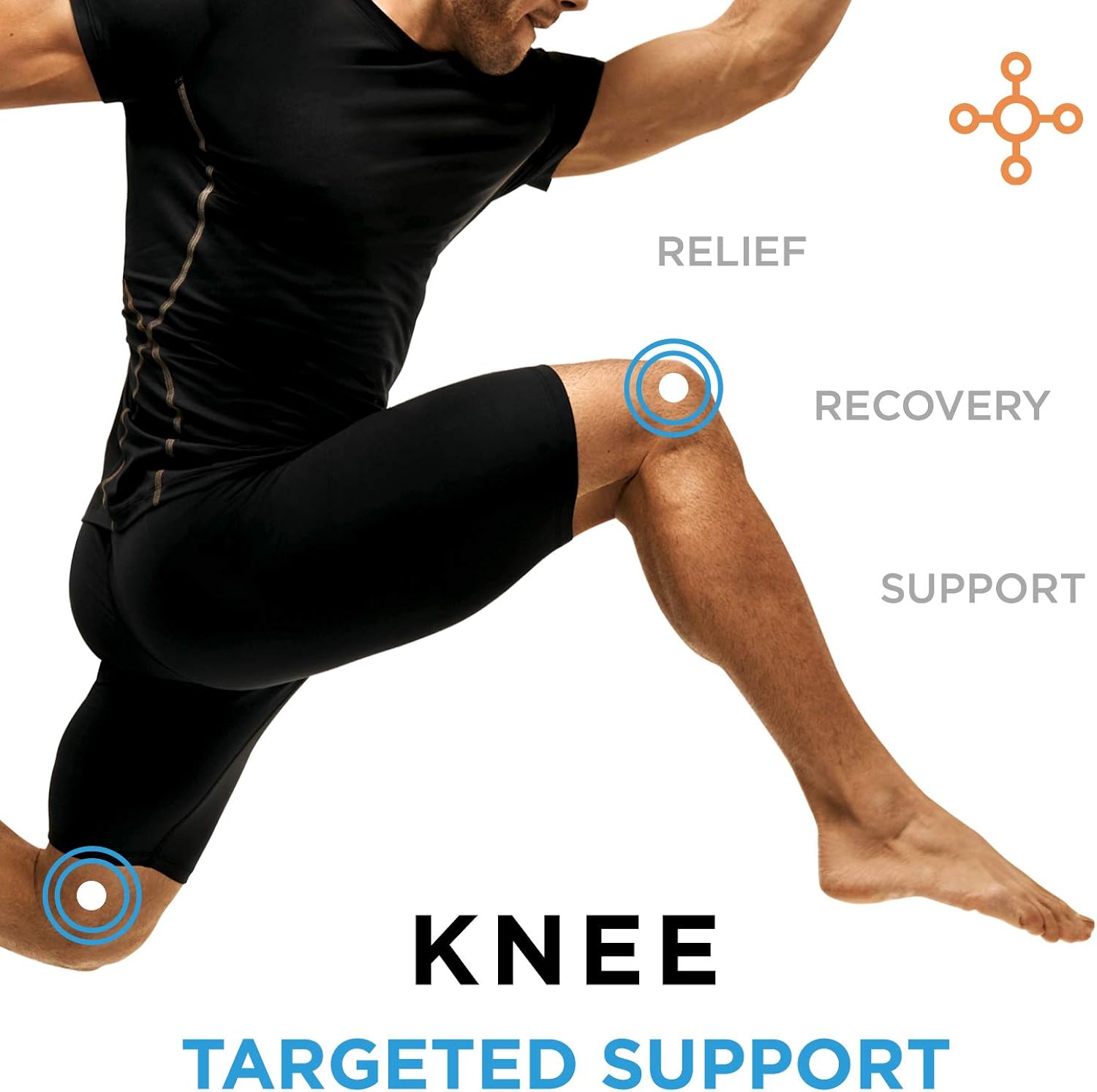 Tommie Copper Unisex Core Compression Knee Sleeve: Clothing
