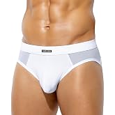 Casey Kevin Mens Mesh Briefs Sexy Lingerie Underwear Silk Panties for Male | Sheer Mesh See Through Nnaughty Bikini,Cooling Breathable,Low Rise,Bulge Pouch,for Daily,Dating,Sleep,Sport