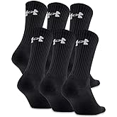 Under Armour Adult Cotton Crew Socks, Multipairs