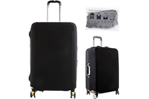 Kioiner Travel Luggage Cover, Elastic Suitcase Protective Cover, Dustproof Anti Scratch Trolley Luggage Case Protector Bag fo