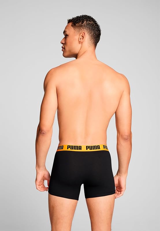 Cuecas boxer masculinas, confortáveis, elásticas, pack de 2 unidades