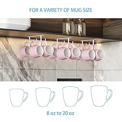 Fvstar Coffee Cup Holder,Mug Hooks Under