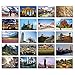 BEST PAPER GREETINGS 40 Pack Bulk Travel Postcards From Around the World for Mailing, 20 Assorted Designs (4 x 6 In Around The World Postcards Bulk)