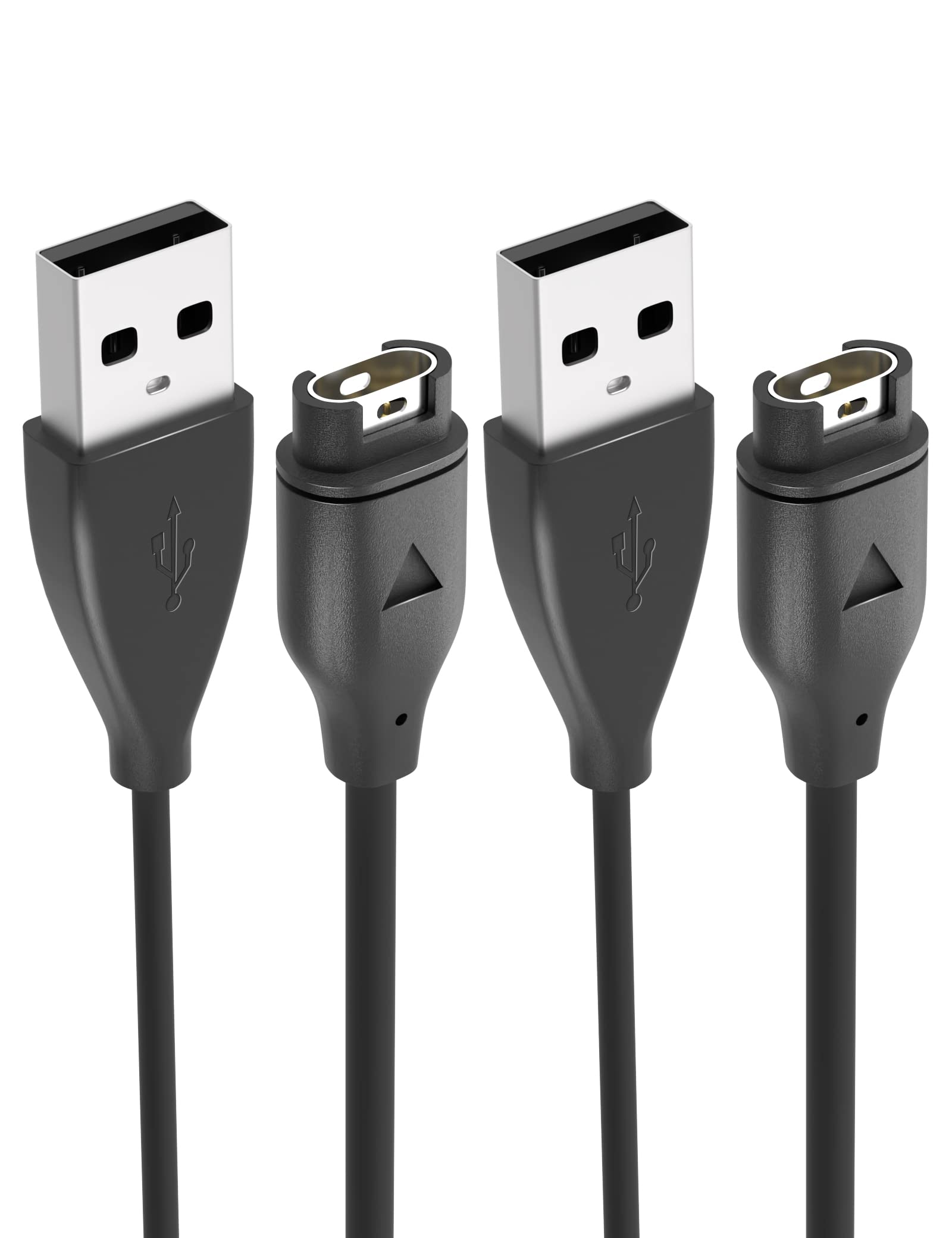 Sinoacc 2 Pack for Garmin Watch Charger Cable for Forerunner 55 165 245 255 265 935 955 965 970 Fenix 8 Pro E 7 6 5 Vivoactive 6 5 4 3 Venu Sq 2 3S 4 Instinct 2 3 Approach D2 Epix Vivomove Vivosmart