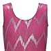 Leotard for Girls Gymnastics Toddler Ballet Dance Shiny Waves Pattern 2-11 Years (120(4-5T), Hot pink)