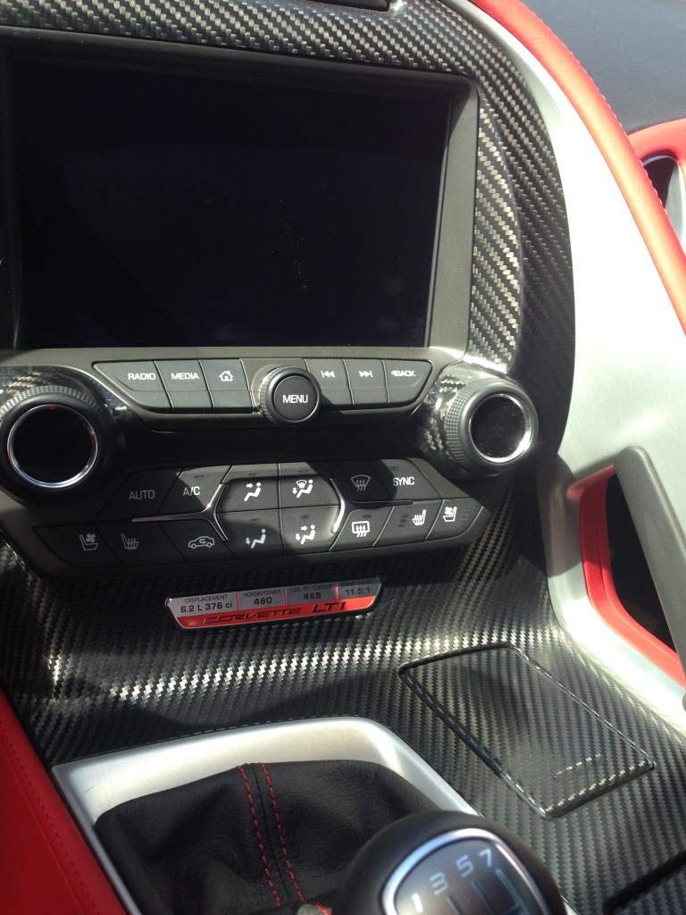 Interior Real Carbon Fiber Dash Trim KIT Set for Chevrolet Chevy