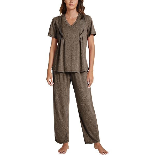 Women’s 2-Piece Pajama Set – Soft Long Sleeve Top & Jogger Pants With Pockets, Fun Prints - View #11