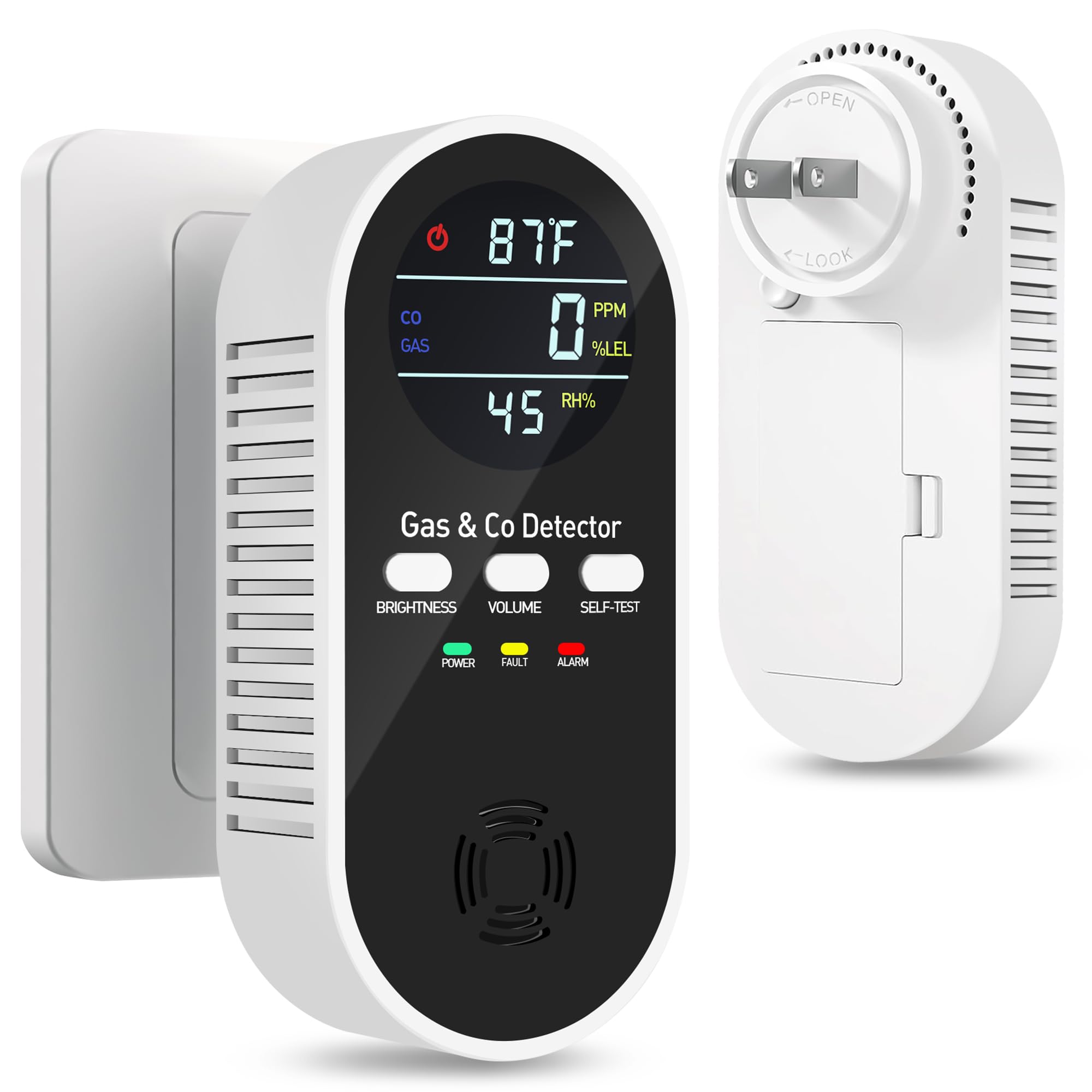 5-in-1 Carbon Monoxide & Combustible Gas Detector